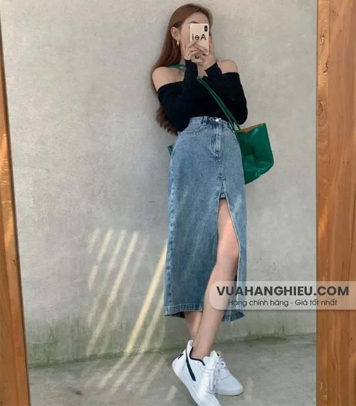 15 cách phối đồ với chân váy dài qua gối vô cùng đẹp định phải biết