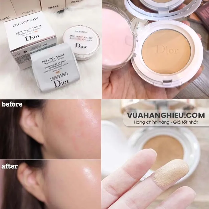 Review 4 dòng cushion Dior chính hãng được nhiều khách hàng yêu thích hiện nay