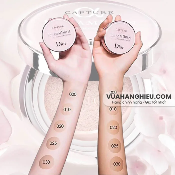 Review 4 dòng cushion Dior chính hãng được nhiều khách hàng yêu thích hiện nay