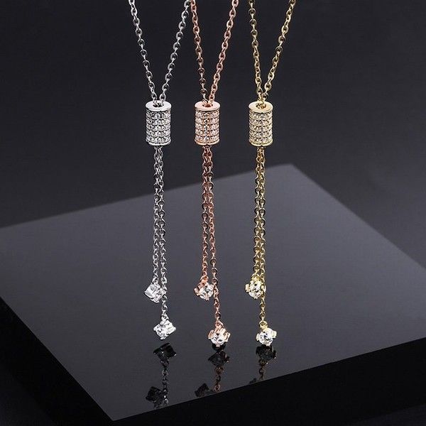 Dây Chuyền Lili Jewelry Bạc Nữ Đính Đá CZ Dạng Nút Thắt Độc Đáo LILI_947614 Màu Bạc - Trang sức - Vua Hàng Hiệu