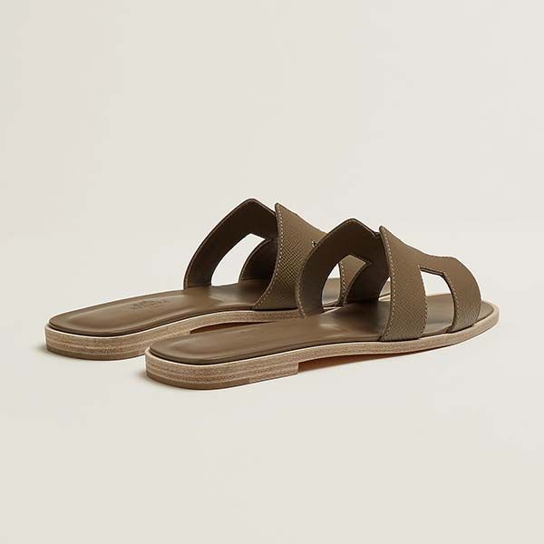 Dép Hermès Oran Sandal Màu Xanh Olive Size 38 - Dép - Vua Hàng Hiệu