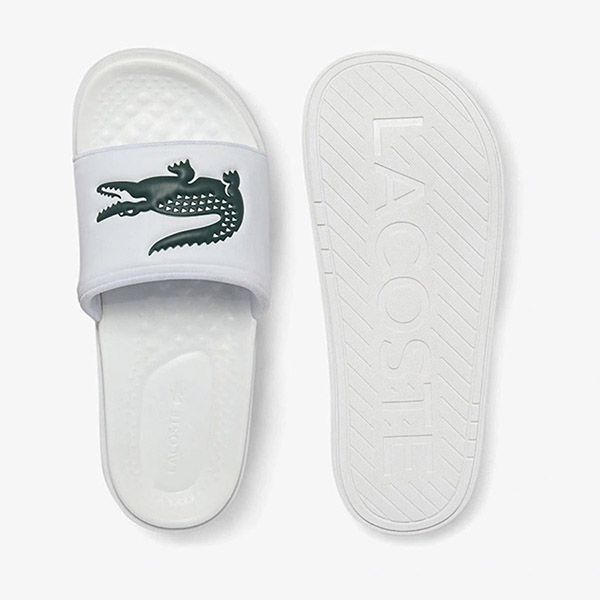 Dép Lacoste Croco Dualiste Màu Trắng Size 42 - Dép - Vua Hàng Hiệu
