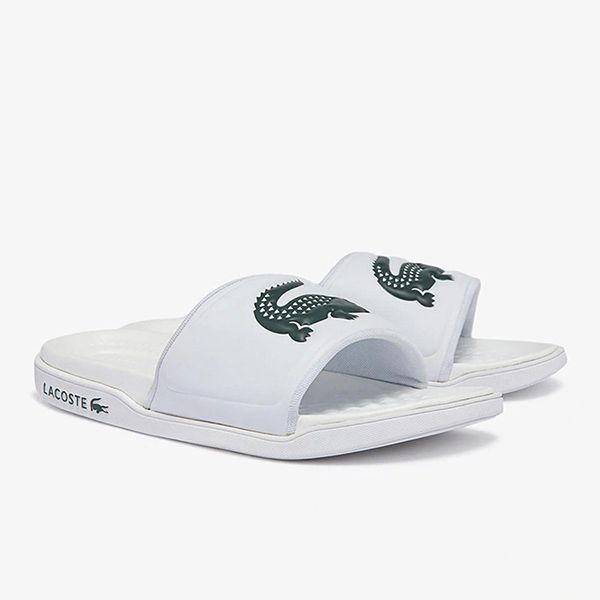 Dép Lacoste Croco Dualiste Màu Trắng Size 42 - Dép - Vua Hàng Hiệu