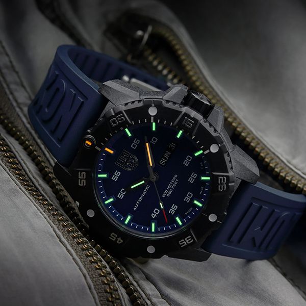 Đồng Hồ Nam Luminox Master Carbon SEAL Automatic, 45mm, Military Dive Watch 3863 Màu Xanh Đen - Đồng hồ - Vua Hàng Hiệu