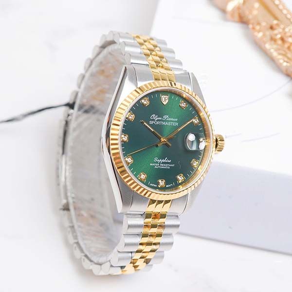 Đồng Hồ Nam Olym Pianus OP89322AGSK-XL Màu Vàng Xanh - Đồng hồ - Vua Hàng Hiệu