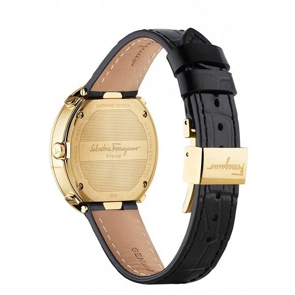 Đồng Hồ Nữ Salvatore Ferragamo Women's Logomania Black Quartz Watch FFY020017 Màu Đen - Đồng hồ - Vua Hàng Hiệu
