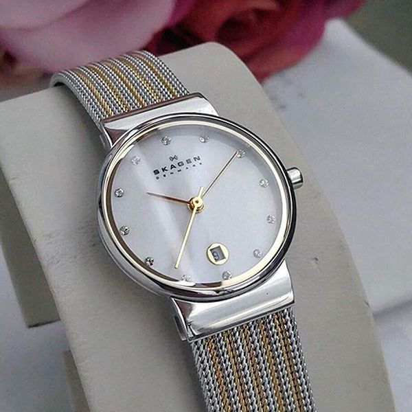 Đồng Hồ Nữ Skagen 355SSGS Màu Bạc - Đồng hồ - Vua Hàng Hiệu
