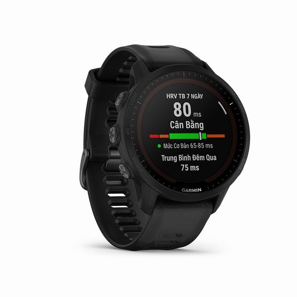 Đồng Hồ Thông Minh Garmin Forerunner 955 Solar 46.5mm Màu Đen - Đồng hồ - Vua Hàng Hiệu