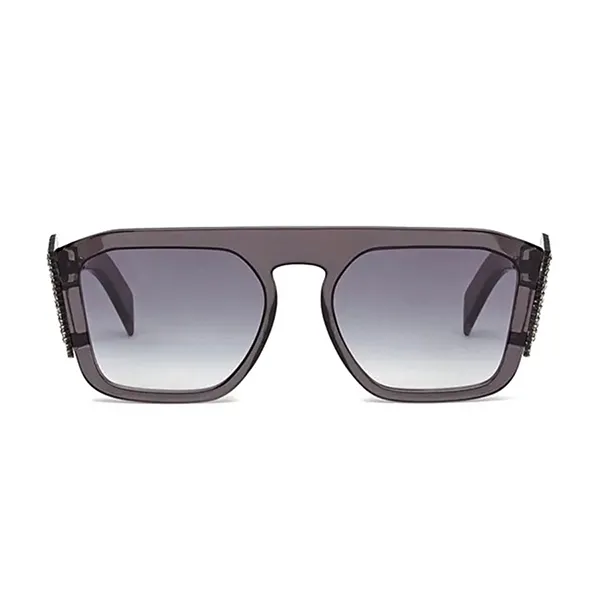 Kính Mát Fendi Dark Grey Gradient Square Ladies Sunglasses FF 0381/S KB7 55 Màu Xám - Kính mắt - Vua Hàng Hiệu