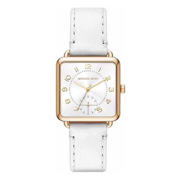 Đồng Hồ Nữ Michael Kors MK Brenner Gold Watch 31mm MK2677 Màu Trắng - Đồng hồ - Vua Hàng Hiệu