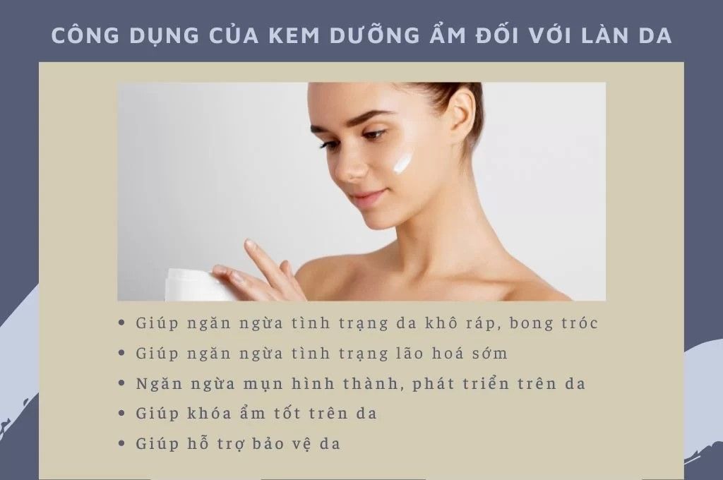 Cách sử dụng kem dưỡng ẩm trong việc skincare