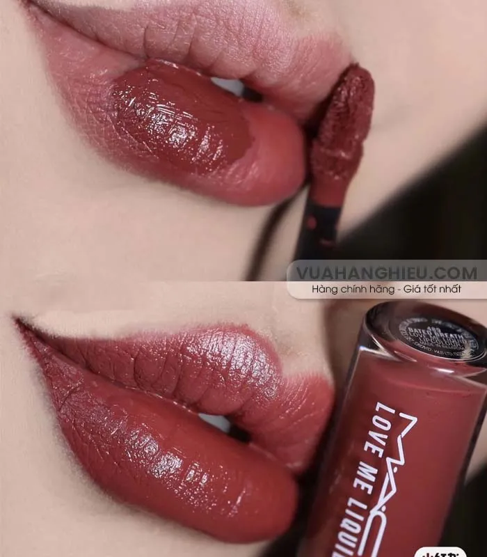 Swatch bảng màu son MAC Love Me Liquid Lipcolour trendy - 23