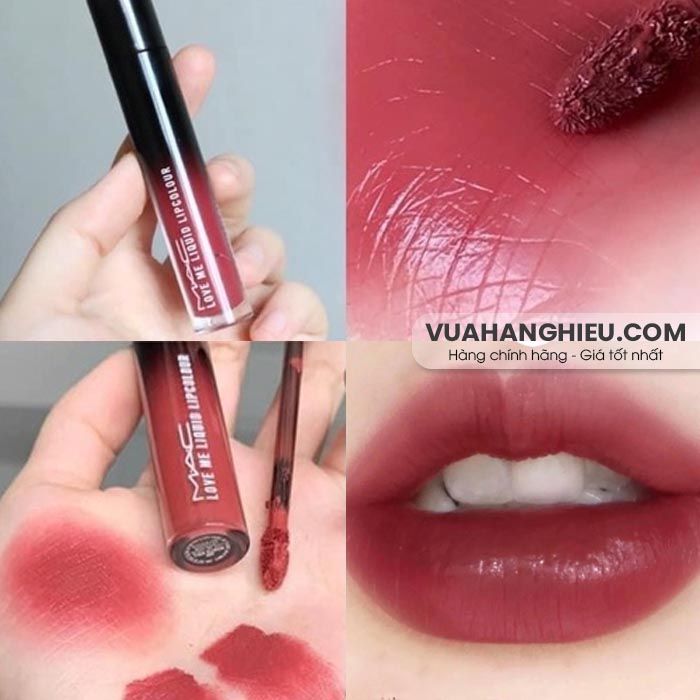 Swatch bảng màu son MAC Love Me Liquid Lipcolour trendy - 2