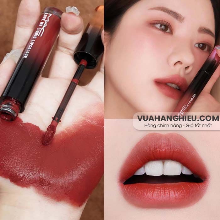Swatch bảng màu son MAC Love Me Liquid Lipcolour trendy - 5