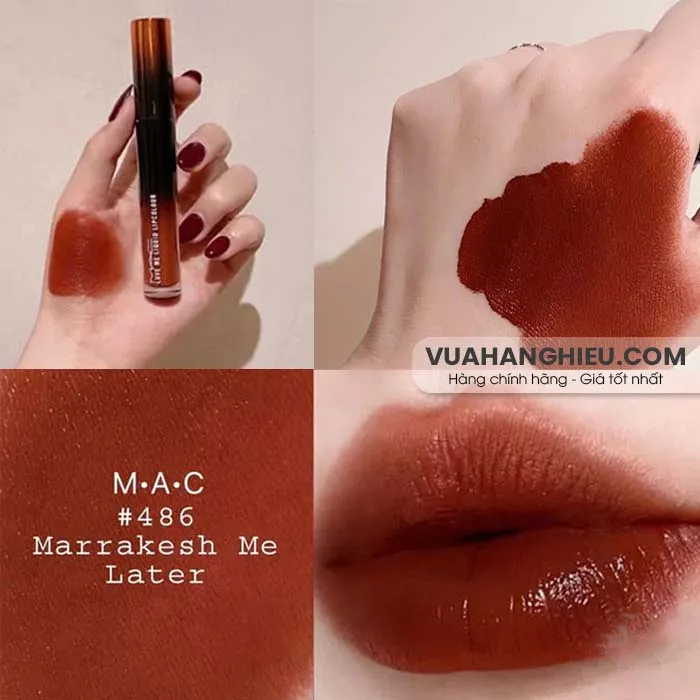 Swatch bảng màu son MAC Love Me Liquid Lipcolour trendy - 8