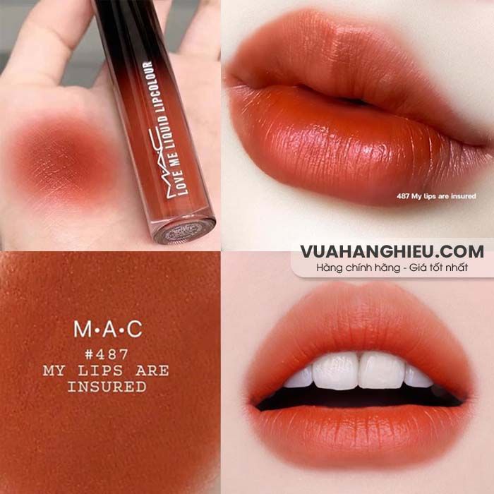 Swatch bảng màu son MAC Love Me Liquid Lipcolour trendy - 9