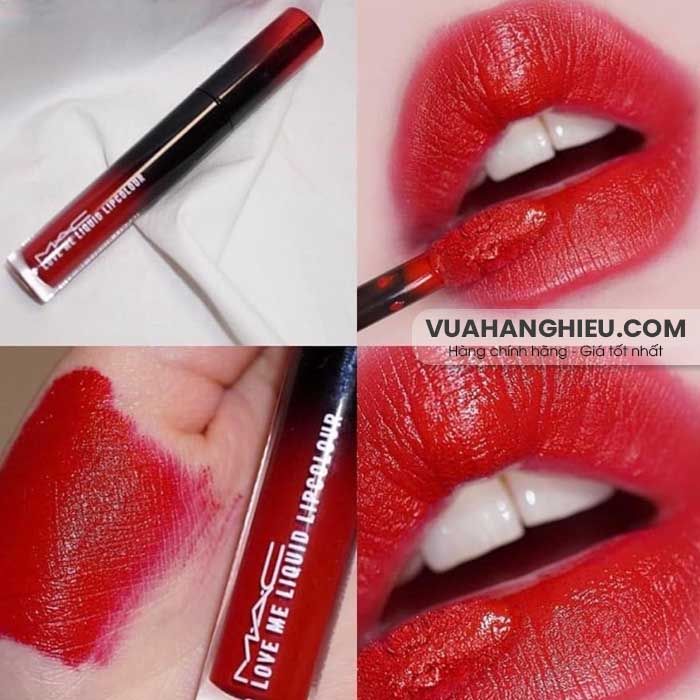 Swatch bảng màu son MAC Love Me Liquid Lipcolour trendy - 17