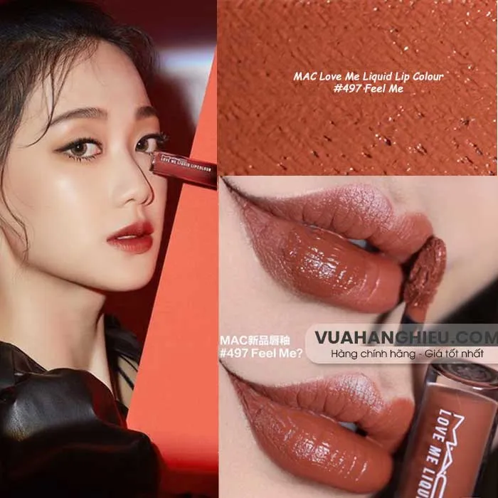 Swatch bảng màu son MAC Love Me Liquid Lipcolour trendy - 19