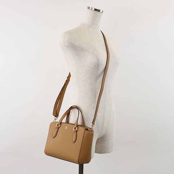 Túi Tote Tory Burch Emerson Mini Top Zip Tote 64189 Cardamom Màu Nâu - Túi xách - Vua Hàng Hiệu
