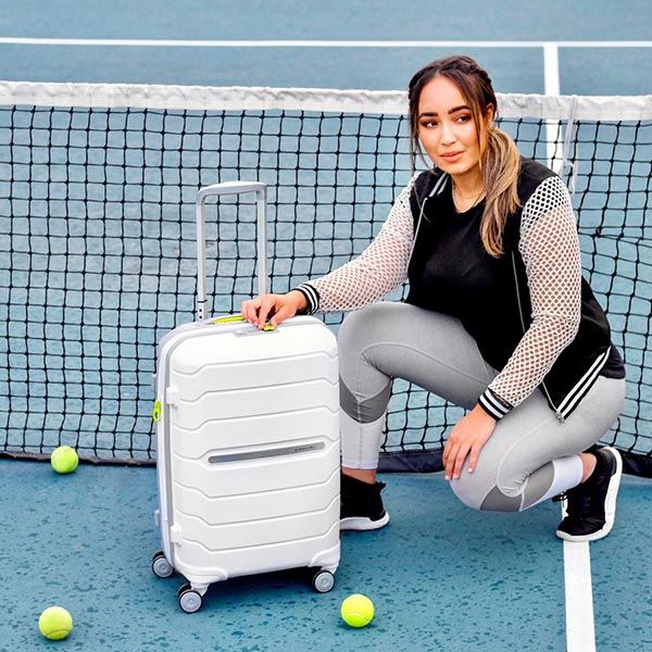 Vali Samsonite Freeform Carry-On Spinner Màu Trắng Size 20inch Có Khóa Số - Túi xách - Vua Hàng Hiệu