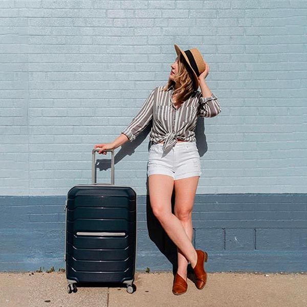 Vali Samsonite Freefrom Cardside Size Cabin 20 Màu Xanh Navy - Túi xách - Vua Hàng Hiệu