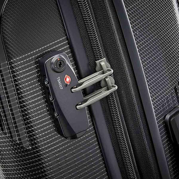 Vali Samsonite Supra DLX Medium Spinner Màu Đen - Túi xách - Vua Hàng Hiệu