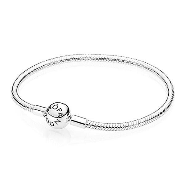 Vòng Đeo Tay Pandora Moments Và Charm Hình Trái Tim Tráng Men Đỏ Bạc - Trang sức - Vua Hàng Hiệu