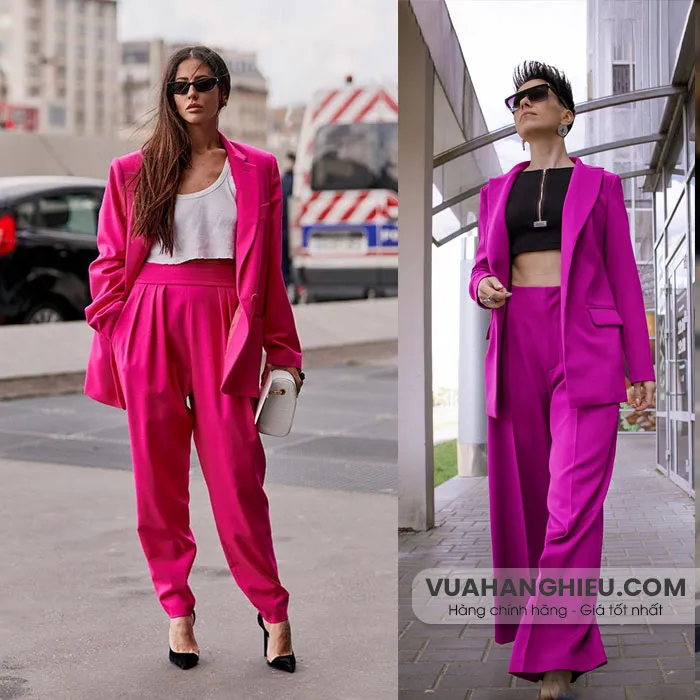 5 Cách phối đồ theo màu của năm 2025: Viva Magenta đỏ hồng