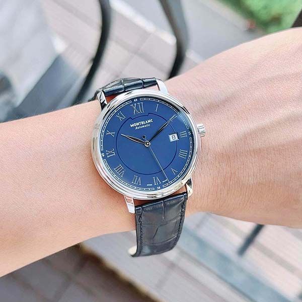 Đồng Hồ Nam Montblanc Tradition Automatic Blue 117829 40mm Màu Xanh - Đồng hồ - Vua Hàng Hiệu