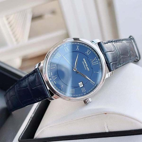 Đồng Hồ Nam Montblanc Tradition Automatic Blue 117829 40mm Màu Xanh - Đồng hồ - Vua Hàng Hiệu