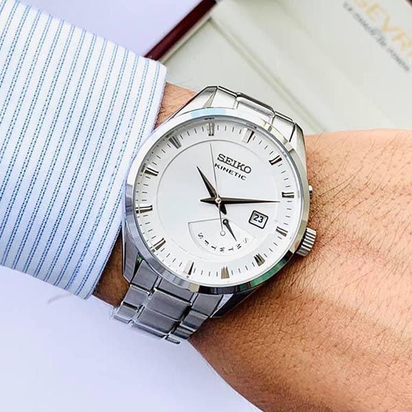 Đồng Hồ Nam Seiko Kinetic SRN043P1 (SRN043) Màu Bạc - Đồng hồ - Vua Hàng Hiệu