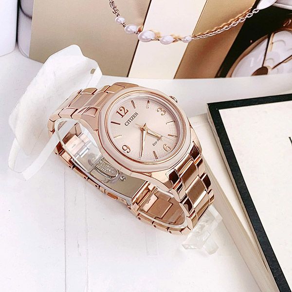 Đồng Hồ Nữ Citizen Eco-Drive FE7053-51X Màu Vàng Hồng - Đồng hồ - Vua Hàng Hiệu