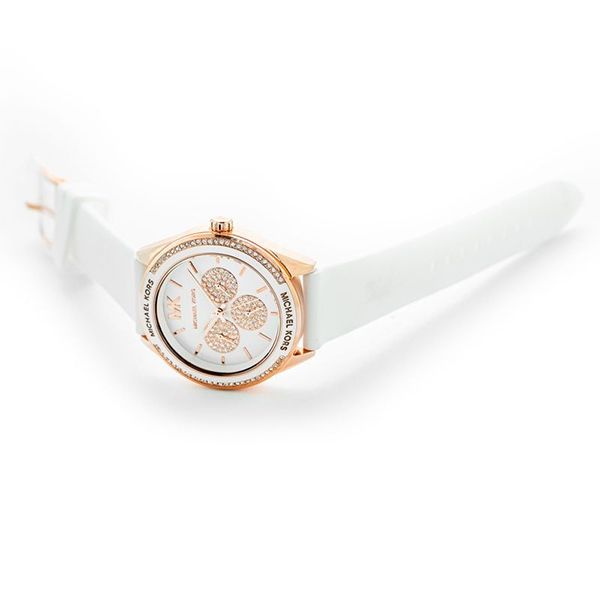 Đồng Hồ Nữ Michael Kors MK Oversized Quartz White Dial Stainless Steel Ladies Watch MK6945 Màu Trắng - Đồng hồ - Vua Hàng Hiệu