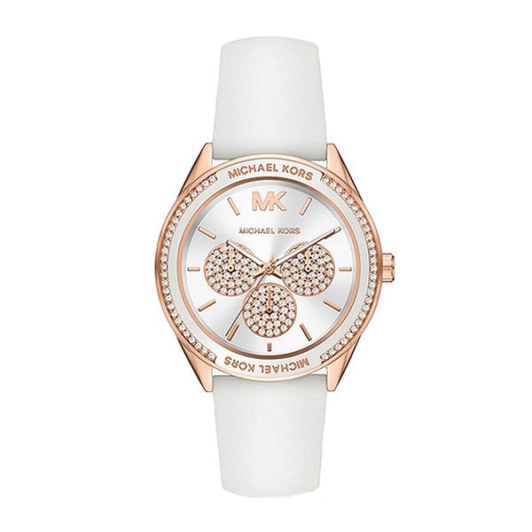 Đồng Hồ Nữ Michael Kors MK Oversized Quartz White Dial Stainless Steel Ladies Watch MK6945 Màu Trắng - Đồng hồ - Vua Hàng Hiệu
