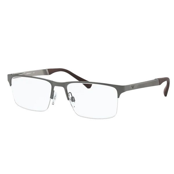 Gọng Kính Nam Emporio Armani 0EA1110D 300355.C Màu Xám Nâu - Kính mắt - Vua Hàng Hiệu