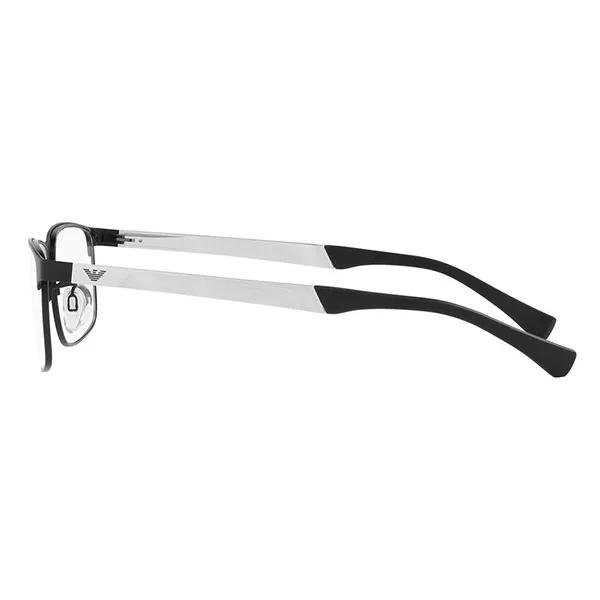 Gọng Kính Nam Emporio Armani 0EA1112 309456.C Màu Bạc Đen - Kính mắt - Vua Hàng Hiệu