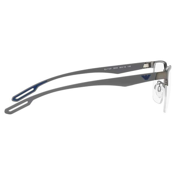 Gọng Kính Nam Emporio Armani 0EA1137 300356.C Màu Ghi - Kính mắt - Vua Hàng Hiệu