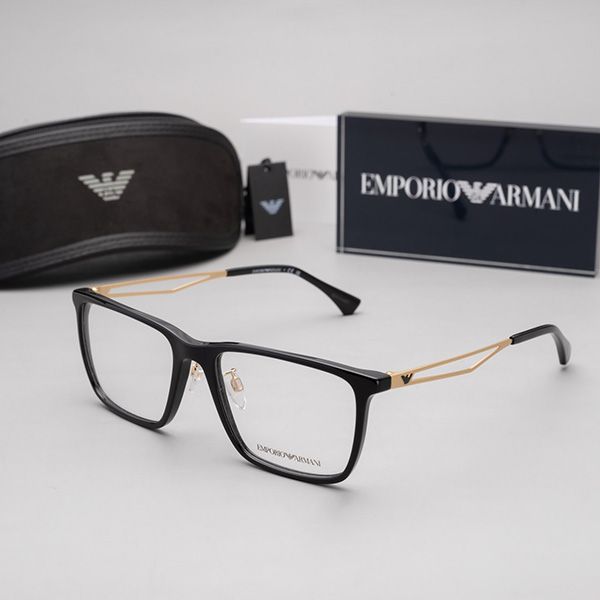 Gọng Kính Nam Emporio Armani 0EA3214D 501756.C Màu Vàng Đen - Kính mắt - Vua Hàng Hiệu