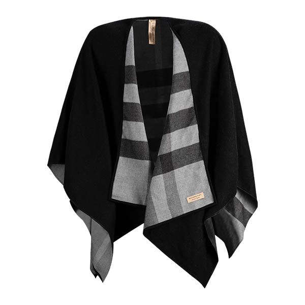 Khăn Burberry Reversible House Check Black 4029404 Màu Đen Xám - Thời trang - Vua Hàng Hiệu