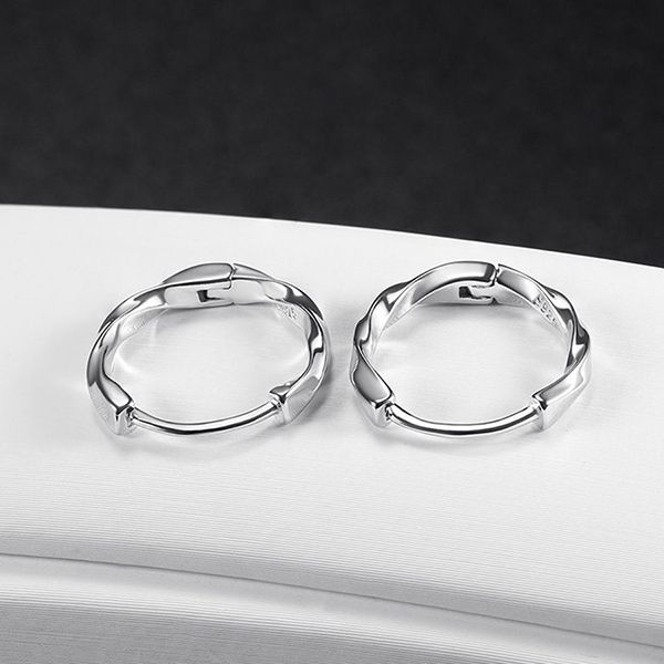 Khuyên Tai Nam LiLi Jewelry Tròn LiLi_367115 Màu Bạc Size 14mm - Trang sức - Vua Hàng Hiệu