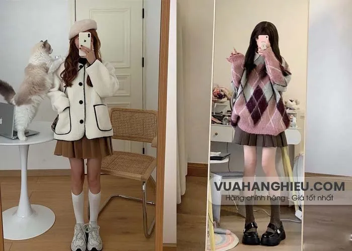 Cách mix đồ mùa đông phong cách Hàn Quốc nữ đẹp chuẩn