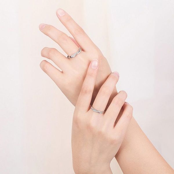Nhẫn Đôi LiLi Jewelry Khắc Tên Chữ Theo Yêu Cầu Couple Lili_811557 Màu Bạc - Trang sức - Vua Hàng Hiệu