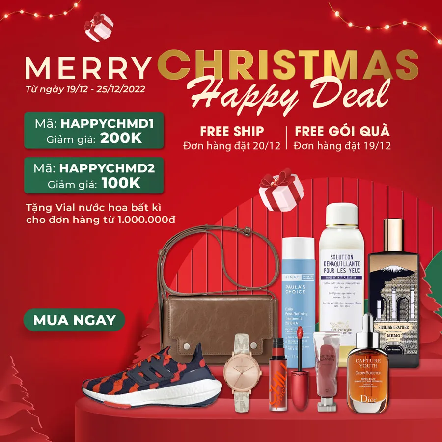 Khuyến mãi Giáng Sinh - Săn sale Noel 2025 tại Vua Hàng Hiệu - 1