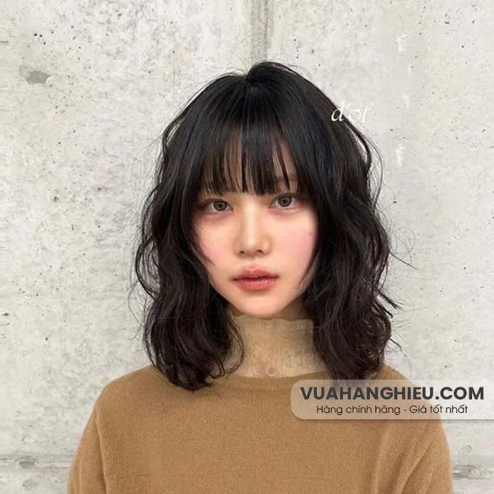 21 kiểu tóc xoăn sóng lơi ngang vai đẹp và thu hút