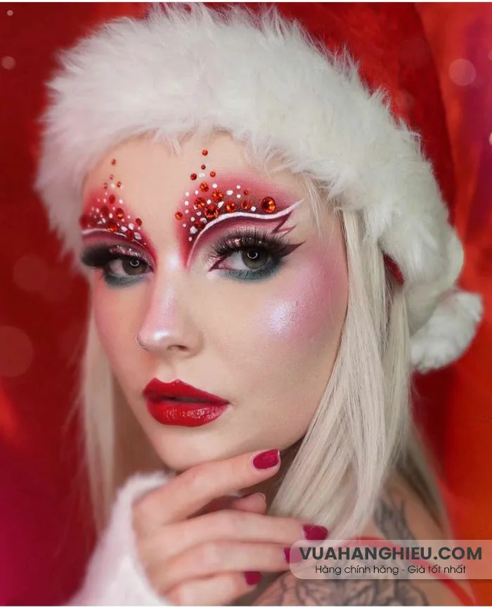 15 ý tưởng trang điểm Giáng Sinh ấn tượng và mới lạ cho nàng - 15