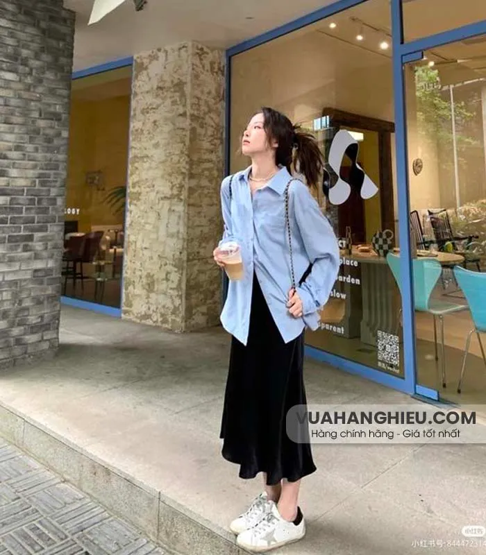 12 cách phối đồ với áo sơ mi form rộng đẹp chuẩn thời trang