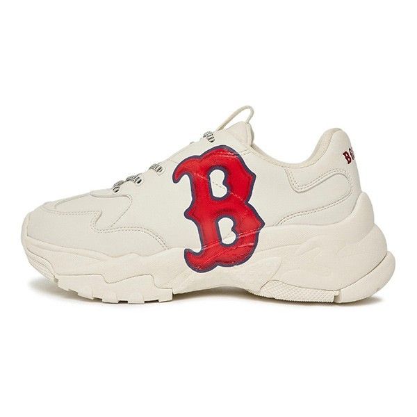 Giày Thể Thao MLB BigBall Chunky A Classic 3D Logo Boston Red Sox Ivory 3ASHCS12N-43RDS Phối Màu Trắng Đỏ Size 260 - Giày - Vua Hàng Hiệu