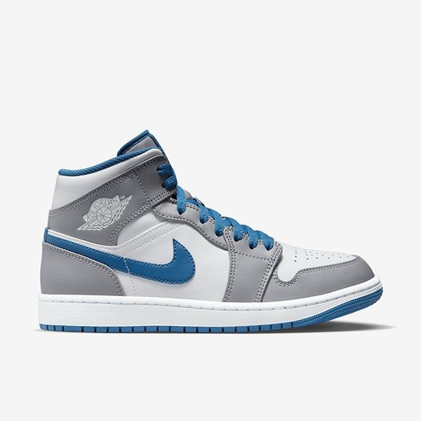 Giày Thể Thao Nike Air Jordan 1 Mid Cement True Blue DQ8426-014 Màu Xám Trắng Size 40 - Giày - Vua Hàng Hiệu