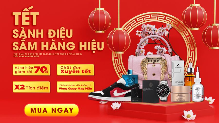 Vòng quay may mắn Vua Hàng Hiệu chào Xuân 2025: Lì xì tiền triệu, Voucher như Ý