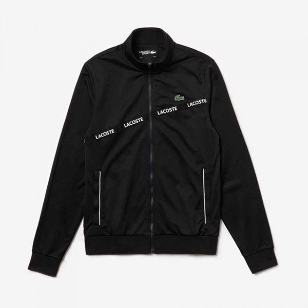 Áo Khoác Nam Lacoste Sport Signature Band Zip Sweatshirt Black SH8651 Màu Đen Size S - Thời trang - Vua Hàng Hiệu